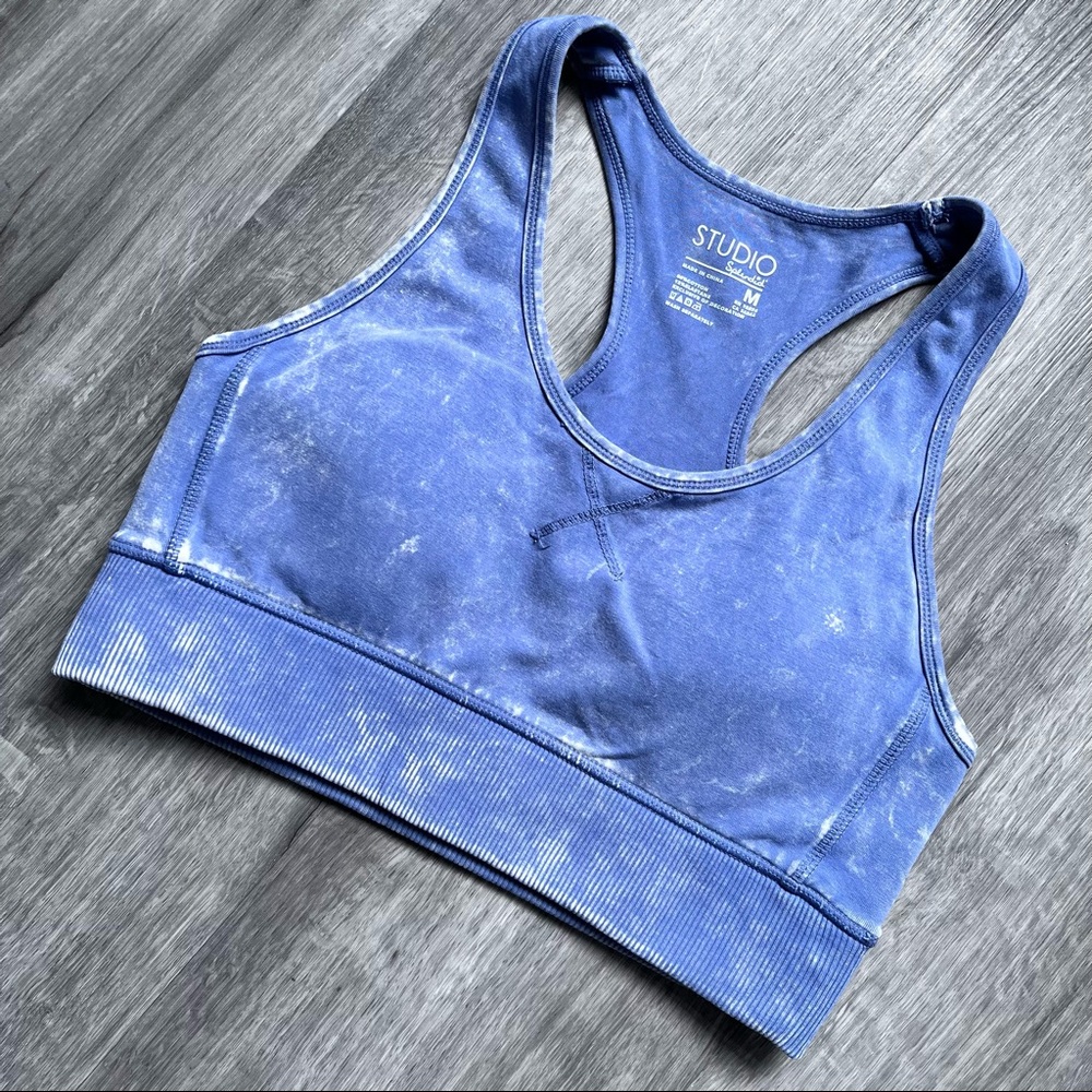 Splendid• Emily Acid Wash Bra Stone Blue - Picture 3 of 11